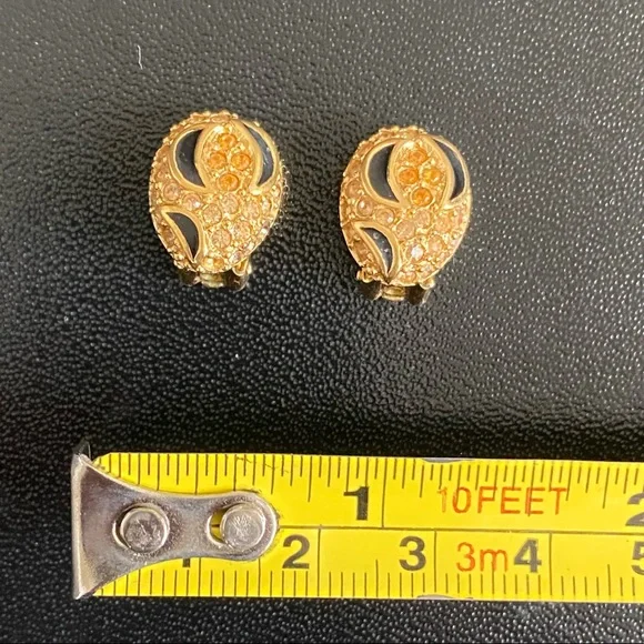 Vintage Dior Earrings Clip On - Picture 3 of 3